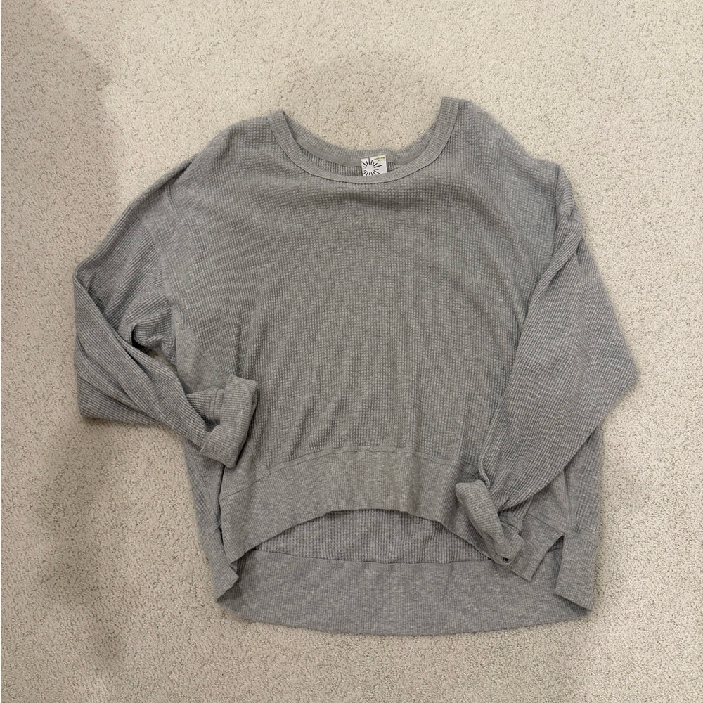 Gray Long Sleeve Sweater